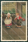 Artist Signed Colombo Children Bambini Dutch serie 2337 cartolina XP7695 – fronte