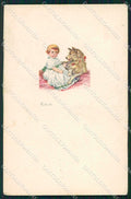 Artist Signed Colombo Children Bambini serie 587M-2 cartolina XP7729 – fronte