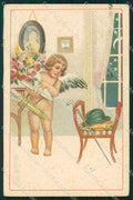 Artist Signed Colombo Cupid Angel serie 924-5 cartolina XP7736 – fronte