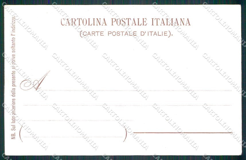 Artist Signed Angel Christmas Art Nouveau cartolina XP7819 – retro