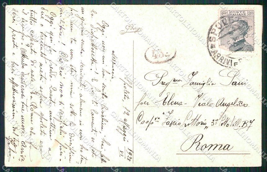 Artist Signed Scattina Art Deco Civetterie Castellane Sborgi cartolina XP7850 – retro