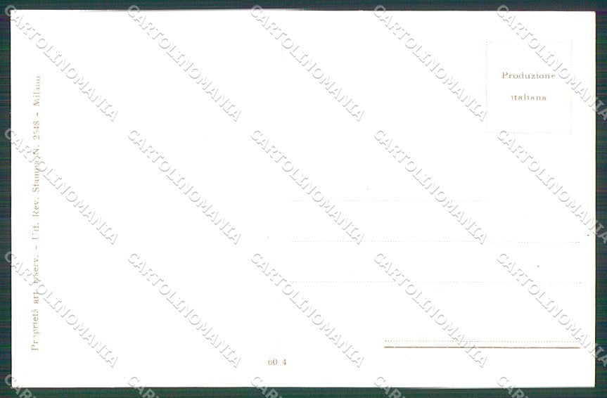 Artist Signed Law Ludson Fashion Lady serie 60-4 cartolina XP7858 – retro