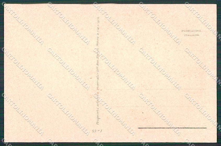 Artist Signed A. Zandrino Carnival Couple serie 93-1 cartolina XP7876 – retro