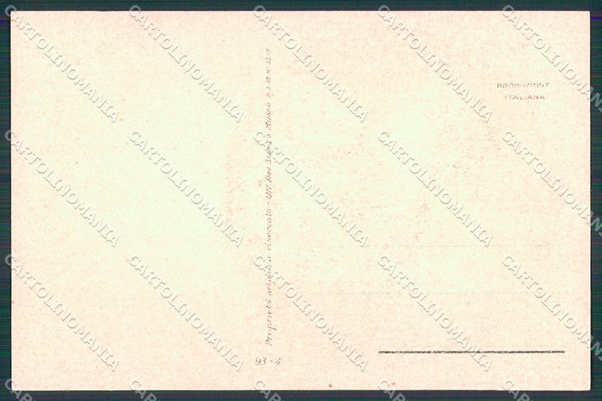 Artist Signed A. Zandrino Kiss Carnival Couple serie 93-4 cartolina XP7879 – retro