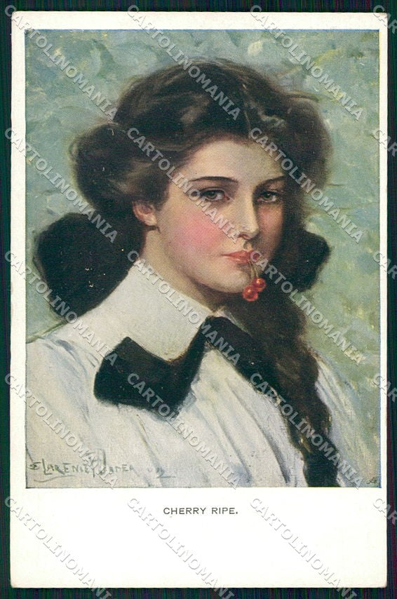 Artist Signed Clarence F. Underwood Lady serie 832 M M Vienne cartolina XP7912 – fronte