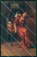Artist Signed P. Villani Romantic Couple serie 7035 cartolina XP7927 – fronte