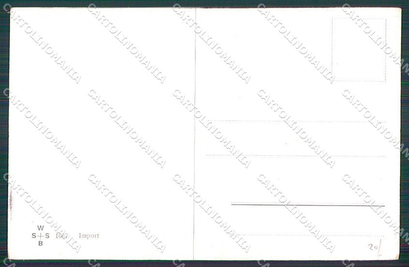 Artist Signed Usabal Romantic Couple serie 1067 cartolina XP7939 – retro