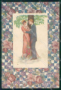 Artist Signed Bianchi Romantic Couple serie 625M-4 cartolina XP7947 – fronte