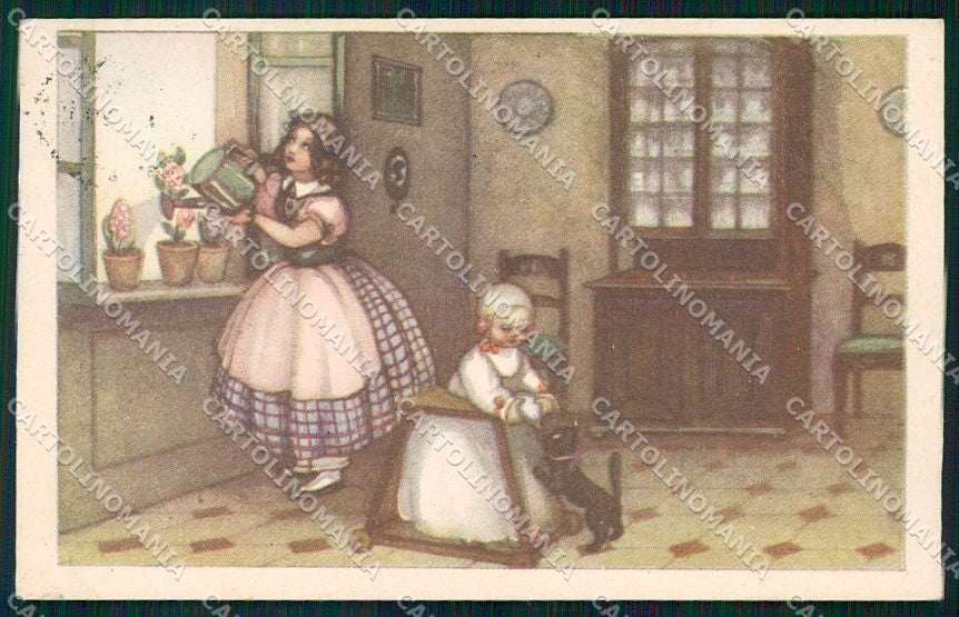 Artist Signed Children Bambini serie 105 cartolina XP8009 – fronte