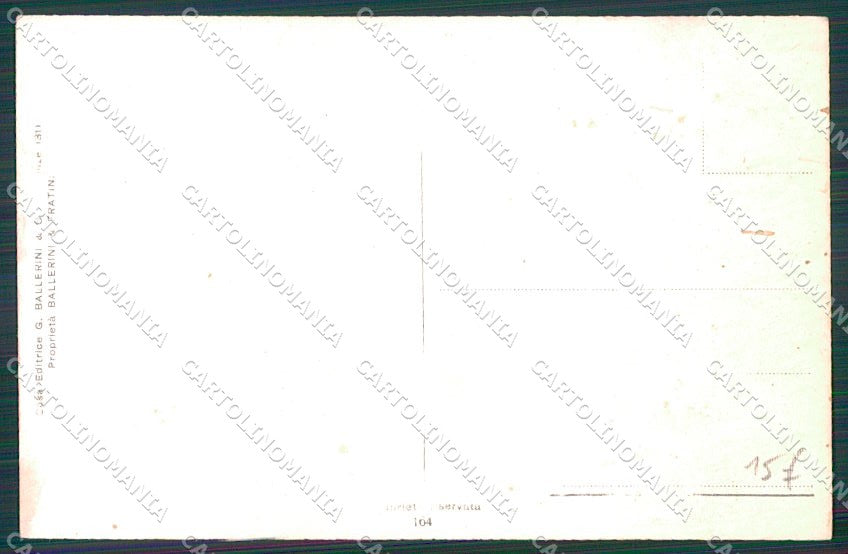 Artist Signed Chiostri Deco serie 164 Venetian Couple ABRASA cartolina XP8040 – retro