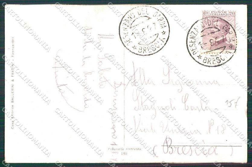Artist Signed Chiostri Art Deco serie 180 Pierrot Lady cartolina XP8055 – retro