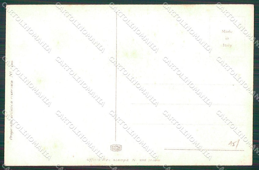 Artist Signed Bianchi Horse Glamour Fashion Lady serie 2089 cartolina XP8113 – retro