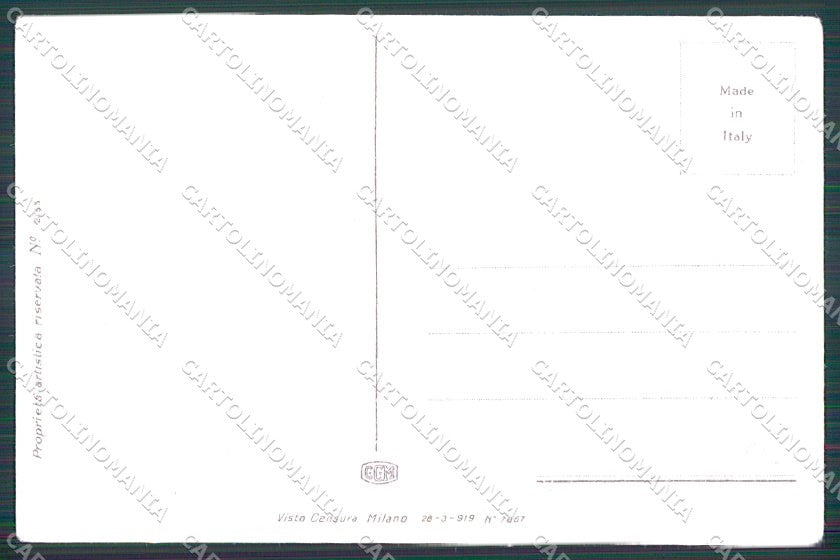 Artist Signed Bianchi Glamour Fashion Lady serie 2155 ABRASA cartolina XP8140 – retro