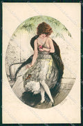 Artist Signed Filip Glamour Fashion Lady serie 1102 cartolina XP8179 – fronte