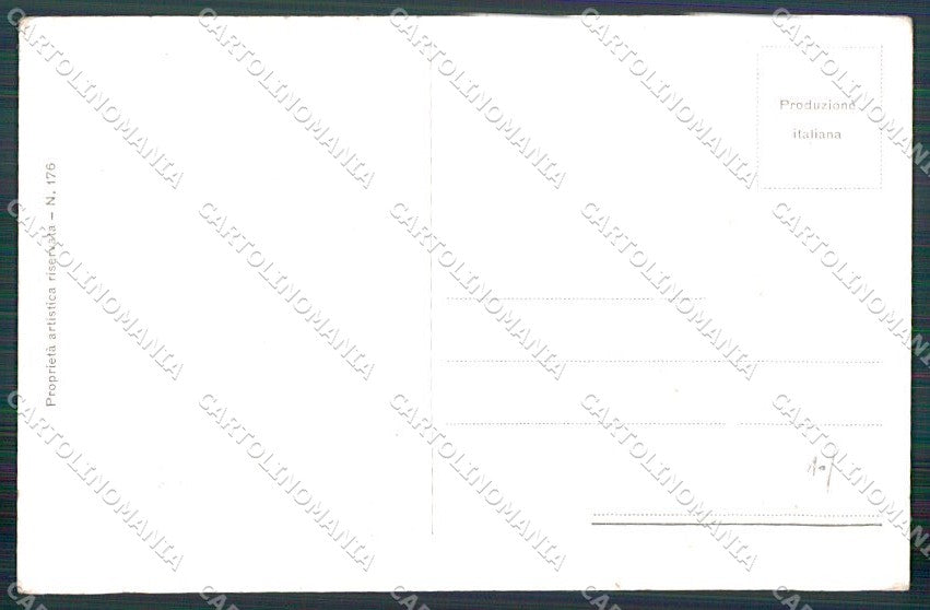 Artist Signed F. Vecchi Glamour Fashion Lady serie 176 cartolina XP8197 – retro