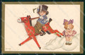Artist Signed Children Bambini Sport Degami 2198 PIEGHINA cartolina XP8211 – fronte