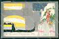 Artist Signed Bentivoglio Art Deco Venetian Couple Degami 3068 cartolina XP8226 – fronte