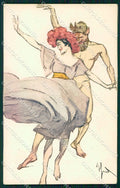 Artist Signed Sacchetti Dancing Couple serie 24-1 cartolina XP8230 – fronte