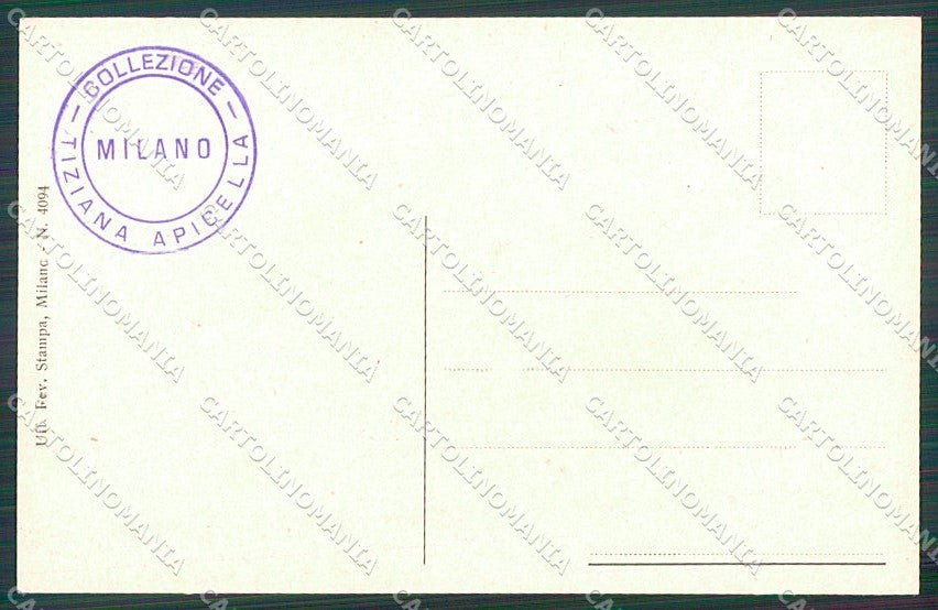 Artist Signed Pickuick Glamour Fashion Lady serie 4094 cartolina XP8249 – retro
