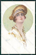 Artist Signed Pickuick Glamour Fashion Lady serie 4094 cartolina XP8251 – fronte