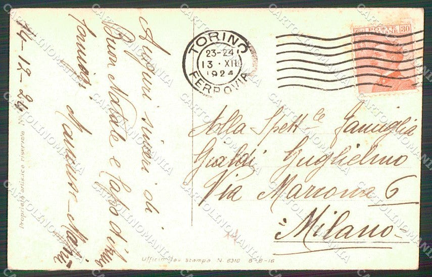 Artist Signed Law Ludson Glamour Fashion Lady serie 2527 cartolina XP8257 – retro