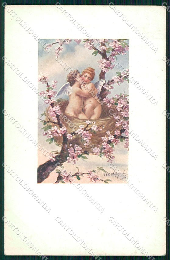 Artist Signed Montaguti Cupid serie 290-2 cartolina XP8268 – fronte