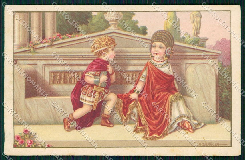 Artist Signed Bertiglia Children serie 2588 cartolina XP8278 – fronte