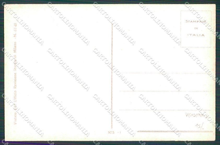 Artist Signed Vecchi Glamour Fashion Lady serie 975-1 cartolina XP8281 – retro