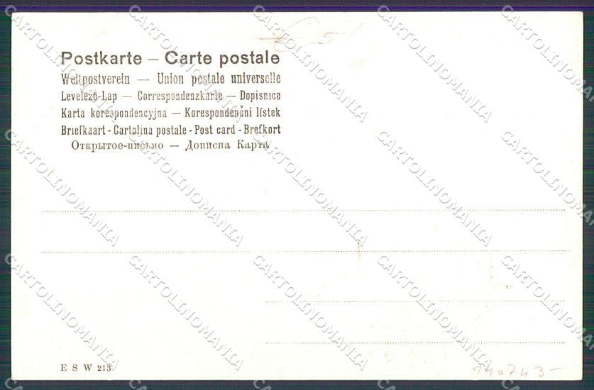 Artist Signed Viennoise Horse and Lady serie 213 cartolina XP8309 – retro