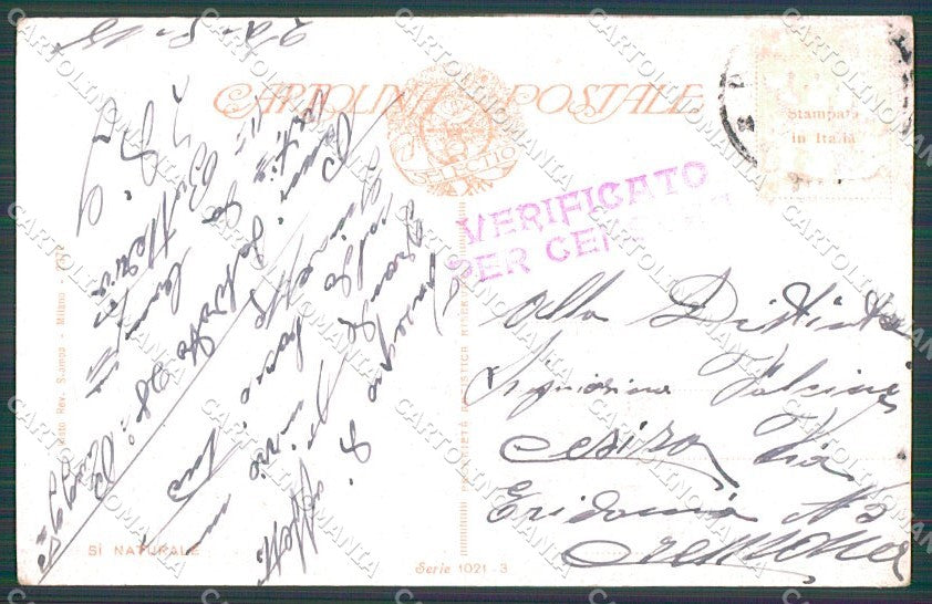 Artist Signed Guerzoni Romantic Couple serie 1021-3 cartolina XP8314 – retro