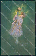 Artist Signed Guerzoni Glamour Fashion Lady serie 1014-3 cartolina XP8326 – fronte
