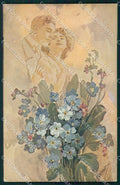 Artist Signed Guerzoni Romantic Couple serie 1042-4 cartolina XP8328 – fronte