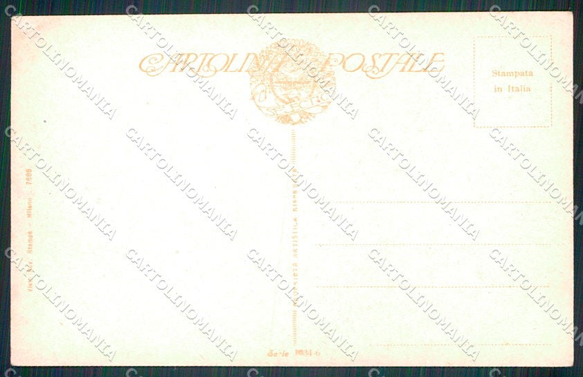 Artist Signed Guerzoni Romantic Couple serie 1034-6 cartolina XP8341 – retro
