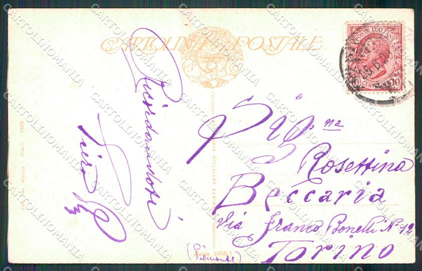 Artist Signed Guerzoni Romantic Couple serie 1035-1 cartolina XP8344 – retro