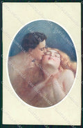Artist Signed Guerzoni Kiss Romantic Couple serie 340 BIS-1 cartolina XP8351 – fronte