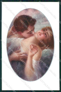Artist Signed Guerzoni Kiss Romantic Couple serie 282-4 cartolina XP8356 – fronte