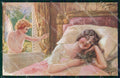 Artist Signed Guerzoni Glamour Fashion Lady serie 1006-6 ABRASA cartolina XP8358 – fronte
