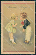 Artist Signed Collino Children cartolina XP8401 – fronte