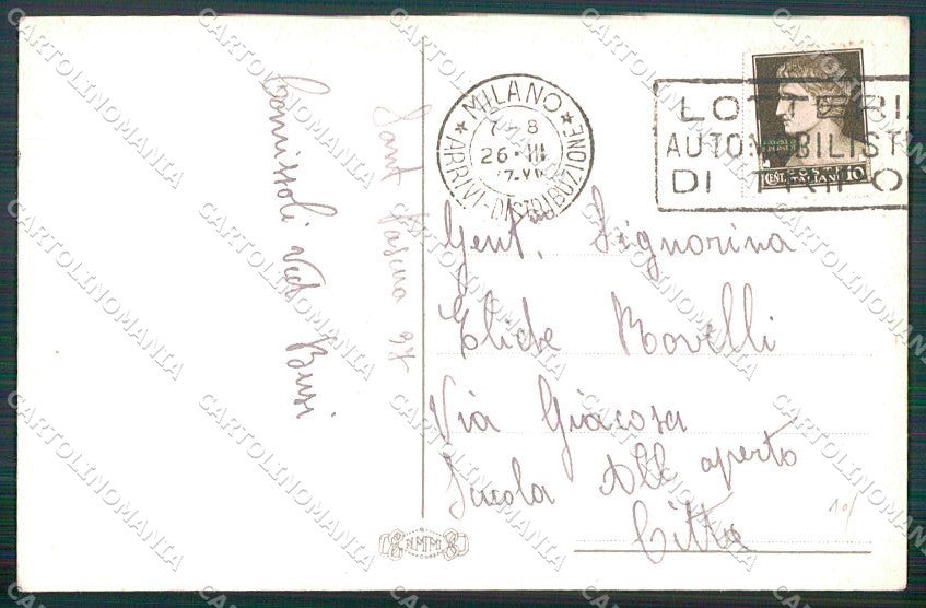 Artist Signed Collino Children Easter Pasqua cartolina XP8418 – retro