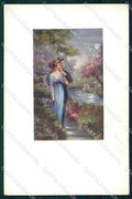 Artist Signed Montaguti Romantic Couple serie 293-1 cartolina XP8436 – fronte