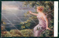 Artist Signed Montaguti Lady serie 286-2 cartolina XP8454 – fronte