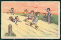 Artist Signed Castelli Children Sport serie 650-6 PIEGHINE cartolina XP8471 – fronte