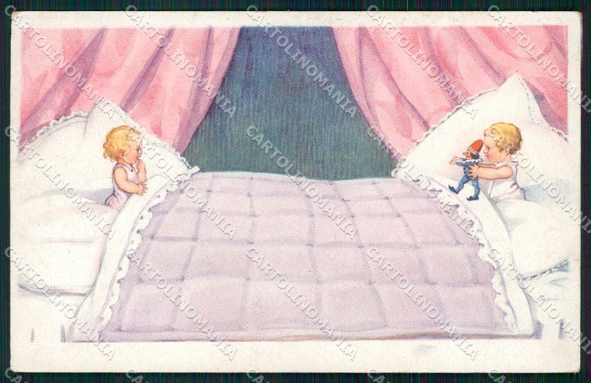 Artist Signed Children serie 5835 cartolina XP8485 – fronte