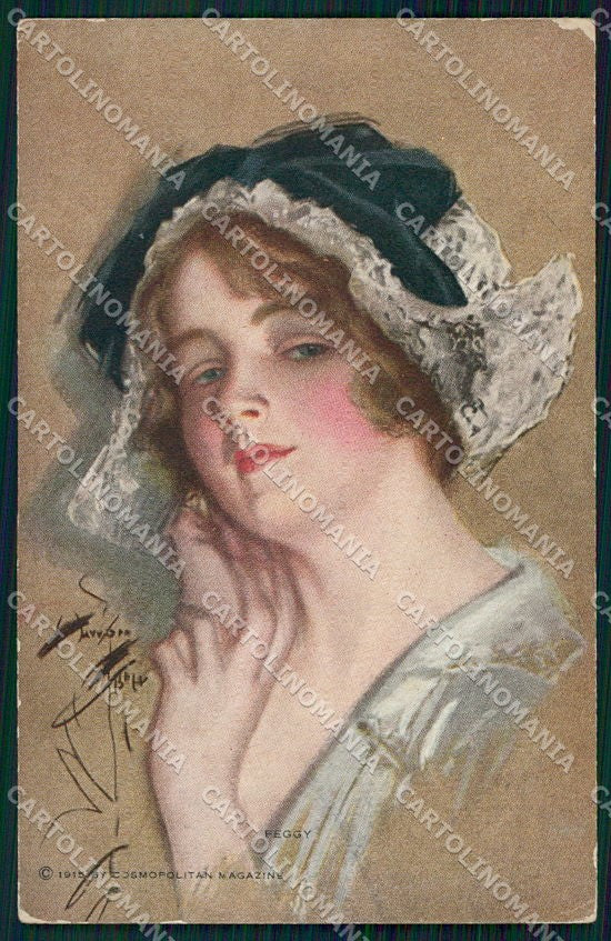 Artist Signed H. Fisher Reinthal serie 871 Peggy cartolina XP8498 – fronte
