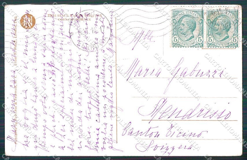 Artist Signed H. Fisher Reinthal Ruth PIEGHINE cartolina XP8525 – retro