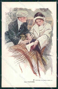 Artist Signed H. Fisher Reinthal serie 186 The Proposal cartolina XP8582 – fronte