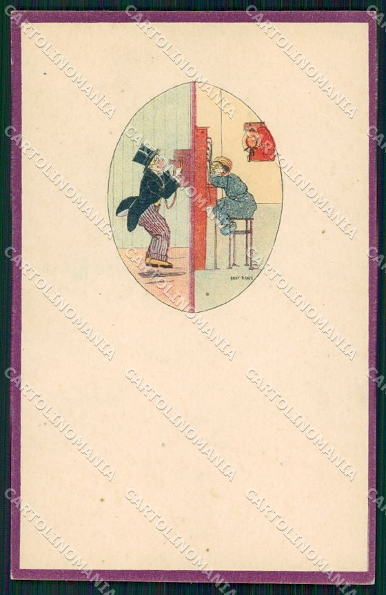 Artist Signed Anny Tekauz Art Deco Children serie 10 cartolina XP8600 – fronte