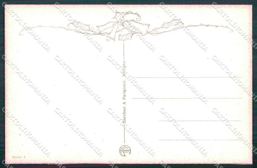 Artist Signed Lenhart Art Deco Glamour Lady serie 2 cartolina XP8684 – retro