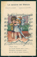 Artist Signed Bertiglia Children Spartito Musicale serie 2242 cartolina XP8696 – fronte