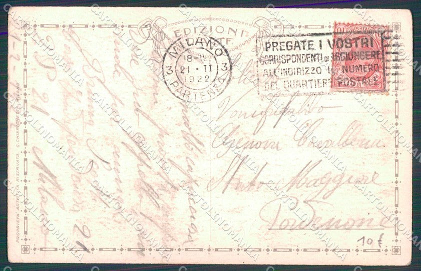 Artist Signed Bertiglia Children Spartito Musicale PIEGHE cartolina XP8706 – retro